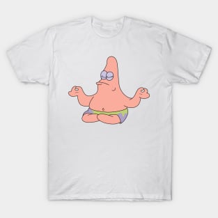 patrick star doing yoga T-Shirt